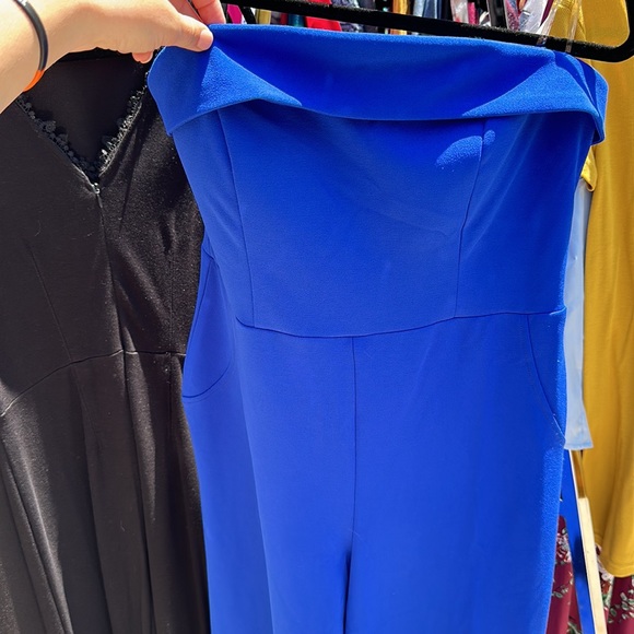 Royal blue strapless pantsuit. Absolutely beautiful and great quality. - Picture 2 of 3